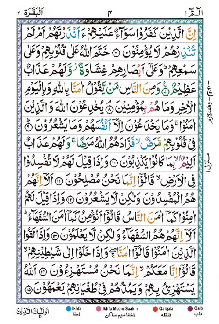 Surah Al Baqarah page 2