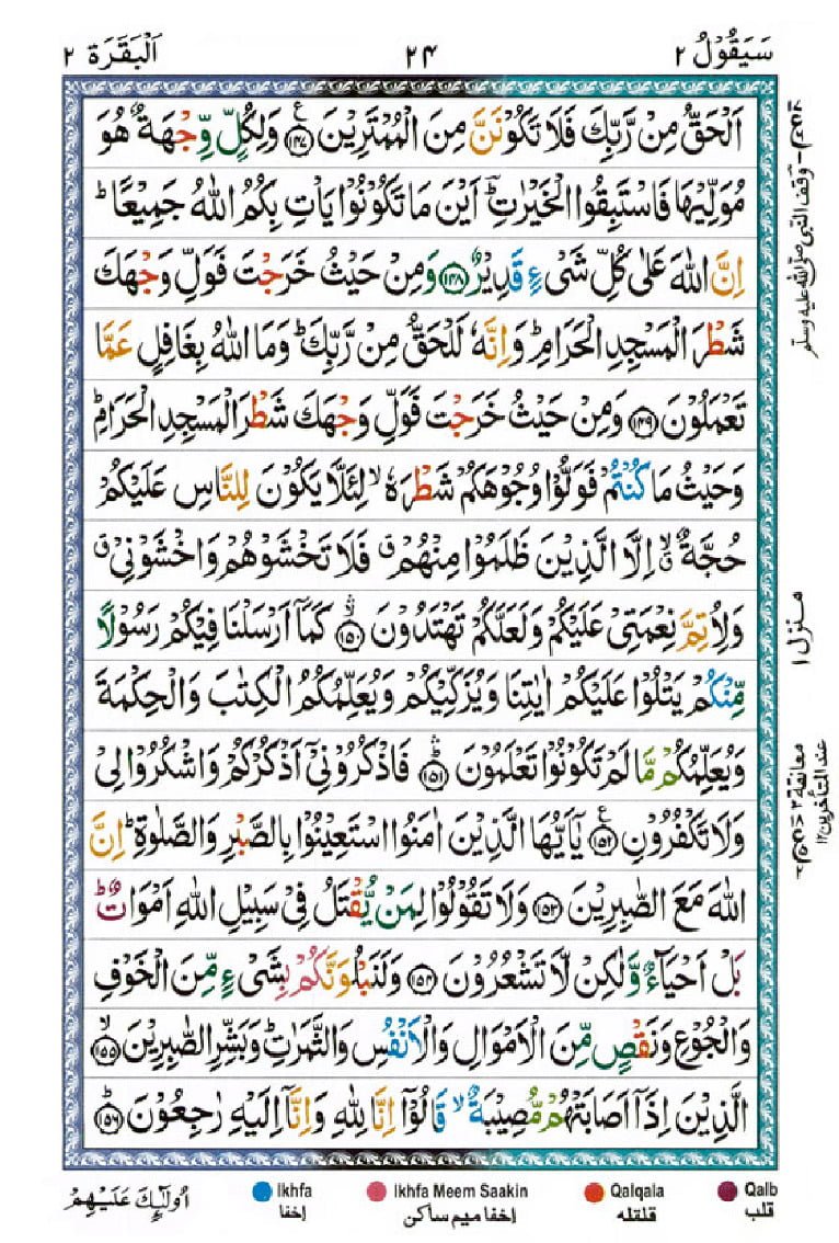 Surah Al Baqarah page 22