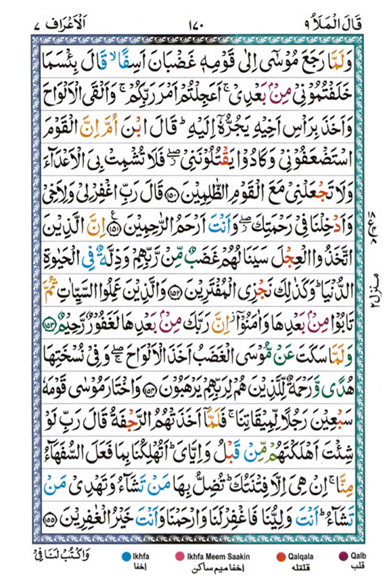 Surah Al Araf Page 19