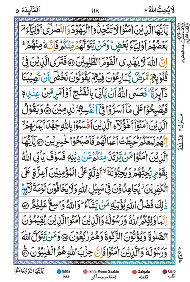 Surah Maidah page 12