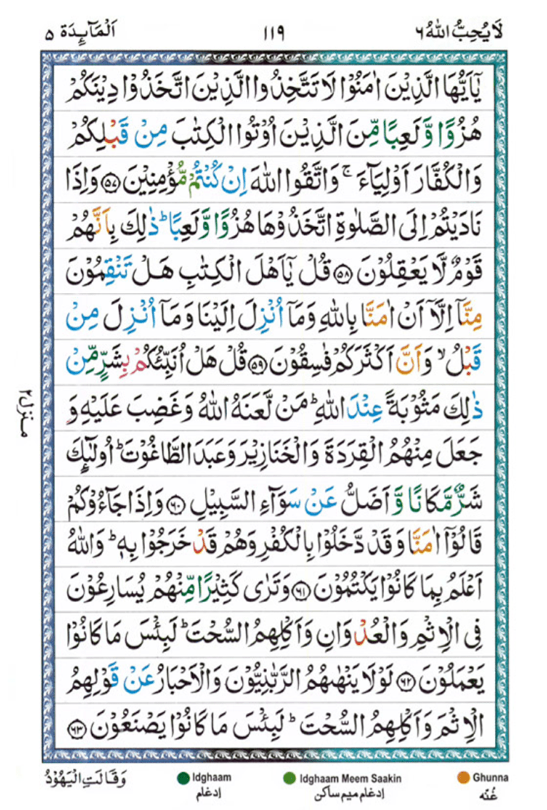 Surah Maidah page 13