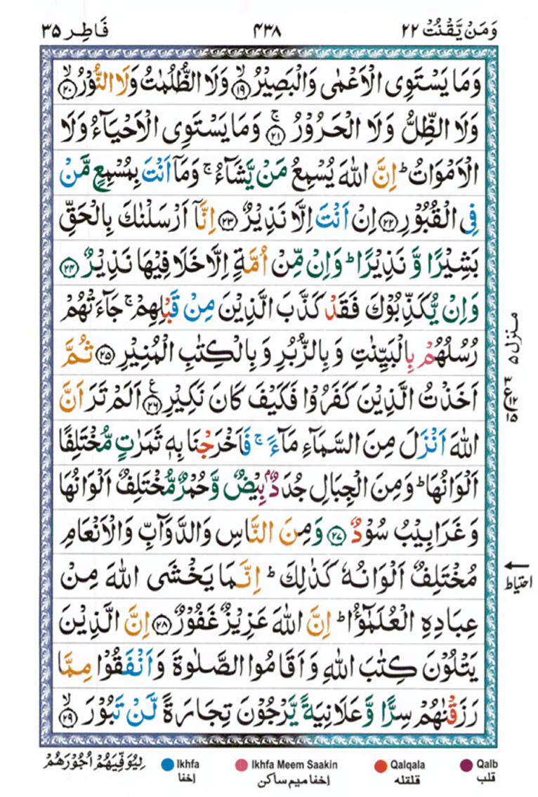 Surah Fatir Page 4