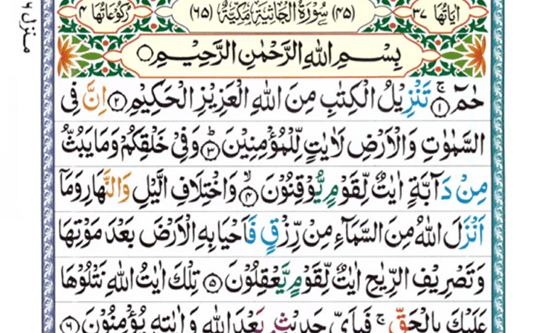 Surah Al Jasiyah