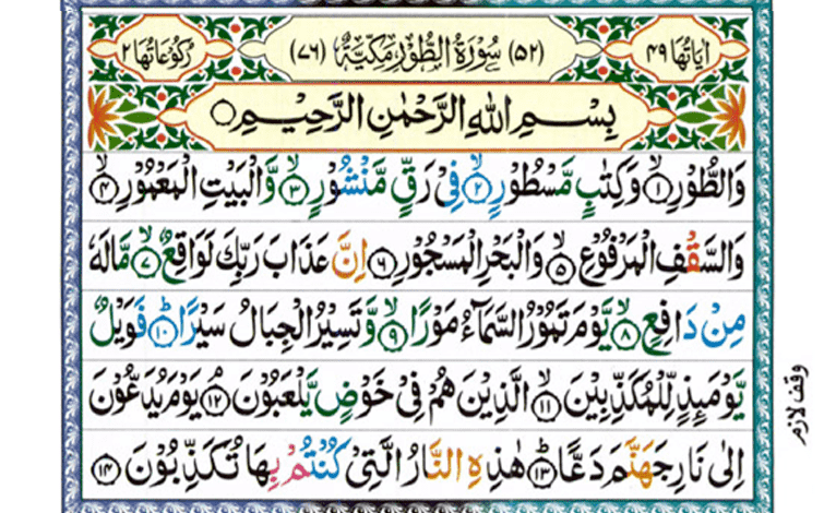 Surah At Tur