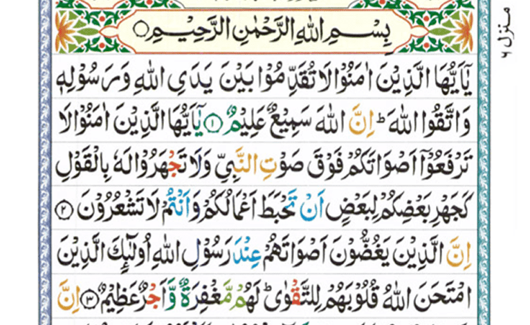 Surah Al Hujurat