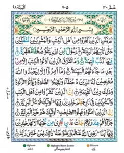 Surah Al Bayyinah