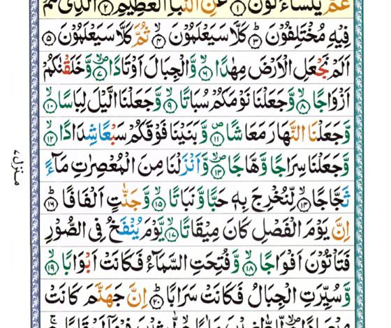 Surah An Naba