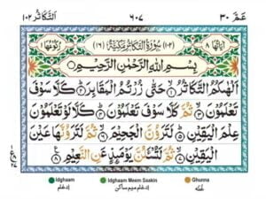 Surah At Takasur
