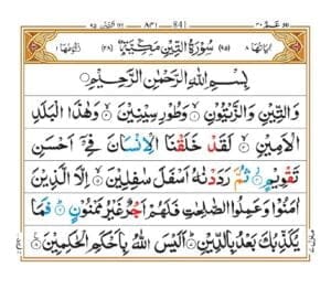 Surah At Tin