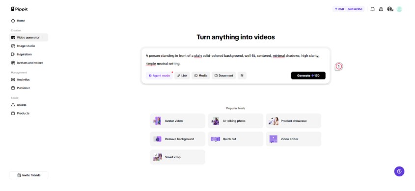 text prompts and assets